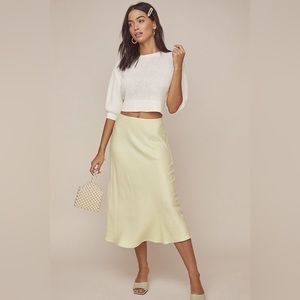 ASTR the label midi skirt